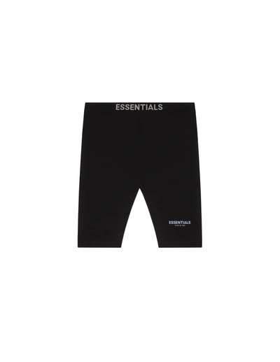 Essentials Athletic Biker Short In Black In Black