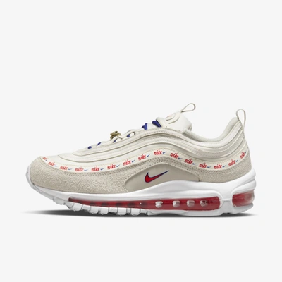 Nike Air Max 97 Se Sneakers In Light Bone university Red neutral