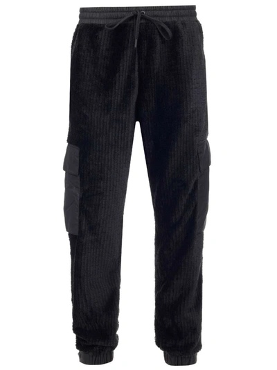 Shop Moncler Grenoble Drawstring Sweatpants In Black