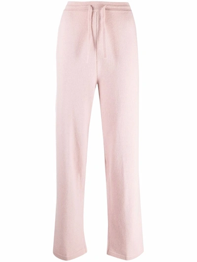 Isabel Marant Étoile Straight-leg Knitted Trousers In Rosa