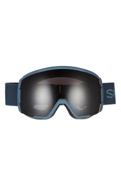 Shop Smith Proxy Snow Goggles In French Navy Black