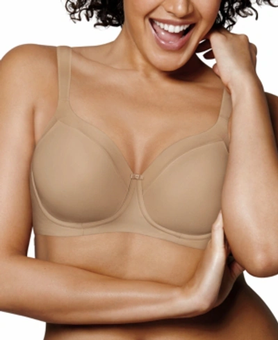 Shop Playtex Women's Secrets Shapes & Supports Balconette Full Figure Wirefree Bra Us4824 In Taupe (nude 3)