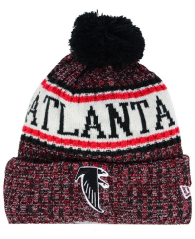 Shop New Era Boys' Atlanta Falcons Sport Knit Hat In Red/black