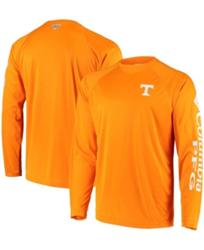 Shop Columbia Men's Pfg Tennessee Orange Tennessee Volunteers Terminal Tackle Omni-shade Long Sleeve T-shirt