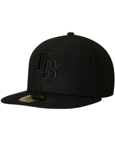 Shop New Era Men's Black Tampa Bay Rays Primary Logo Basic 59fifty Fitted Hat