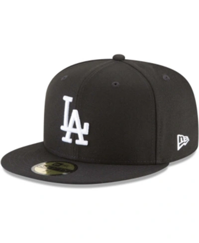 Shop New Era Men's Black Los Angeles Dodgers 59fifty Fitted Hat