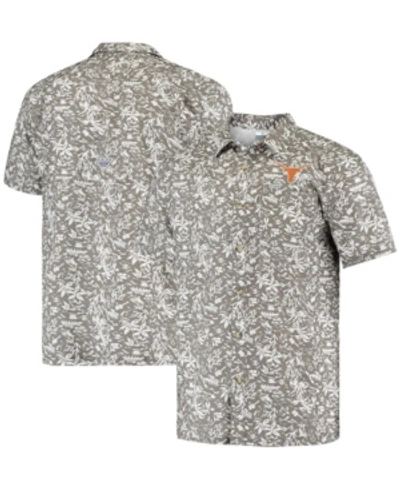 Columbia Men's Charcoal Tennessee Volunteers Super Slack Tide Button-up Shirt In Gray