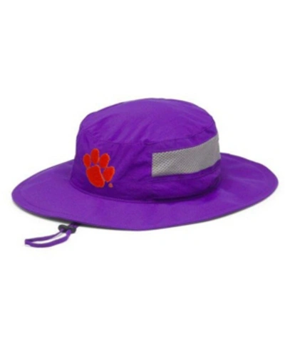 Shop Columbia Men's Purple Clemson Tigers Bora Bora Booney Ii Omni-shade Bucket Hat