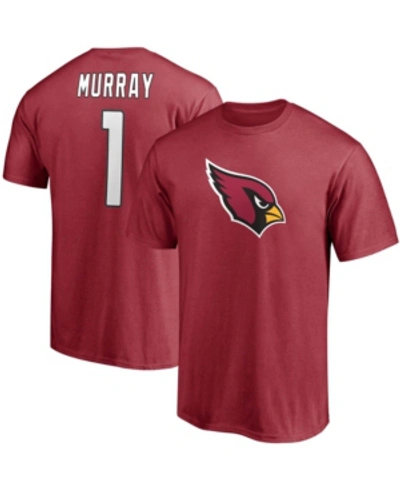 Shop Fanatics Men's Kyler Murray Cardinal Arizona Cardinals Player Icon Name And Number T-shirt