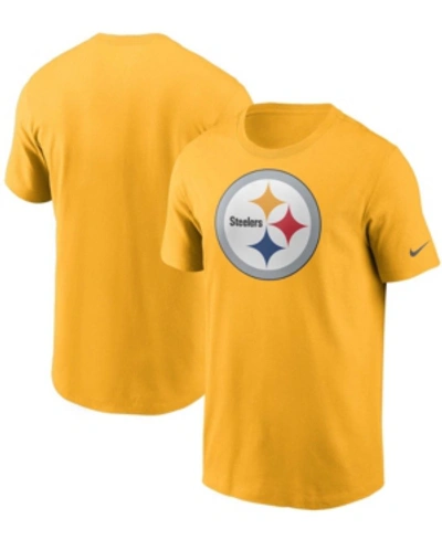 Shop Nike Men's Gold Pittsburgh Steelers Primary Logo T-shirt