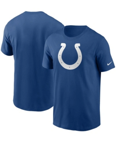 Shop Nike Men's  Royal Indianapolis Colts Primary Logo T-shirt
