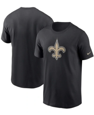 Shop Nike Men's Black New Orleans Saints Primary Logo T-shirt