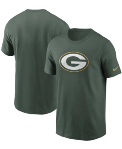 Shop Nike Men's Big And Tall Green Green Bay Packers Primary Logo T-shirt