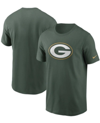 Nike Men's Big And Tall Green Green Bay Packers Primary Logo T-shirt In Green