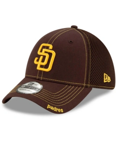 Shop New Era Men's Brown San Diego Padres Neo 39thirty Flex Hat