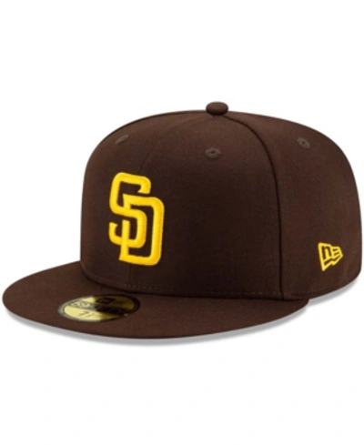 Shop New Era Men's Brown San Diego Padres 2020 Authentic Collection On-field 59fifty Fitted Hat
