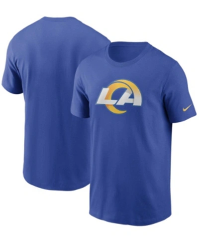 Nike Royal Los Angeles Rams Legend Logo Performance T-shirt In Royal