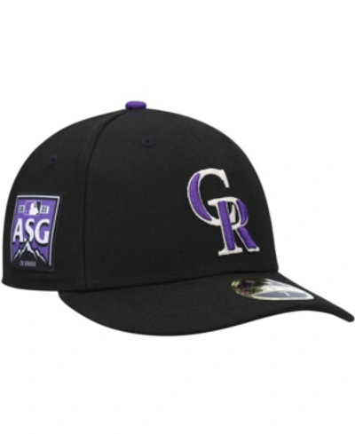 Shop New Era Men's Black Colorado Rockies 2021 Mlb All-star Game Authentic On-field Collection Low Profile 59fift
