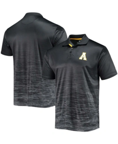 Colosseum Men's Black Appalachian State Mountaineers Marshall Polo In Black