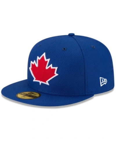 Shop New Era Men's Royal Toronto Blue Jays Alternate Authentic Collection On Field 59fifty Fitted Hat