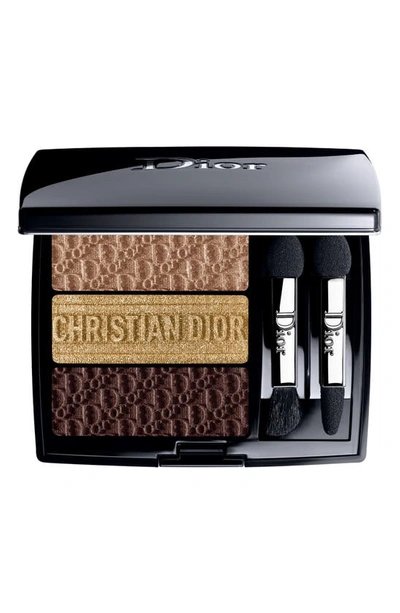 Shop Dior 3 Couleurs Tri(o)blique Eyeshadow Palette In 555 Earthy Canvas