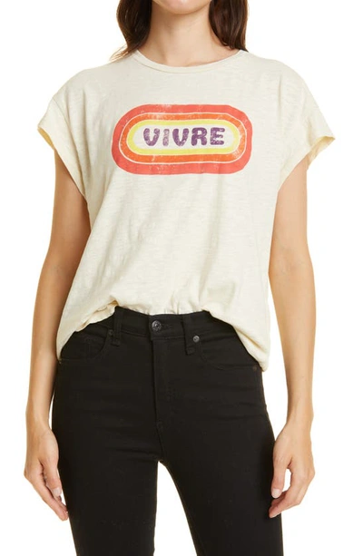 Shop Ba&sh Rooky Graphic Tee In Creme