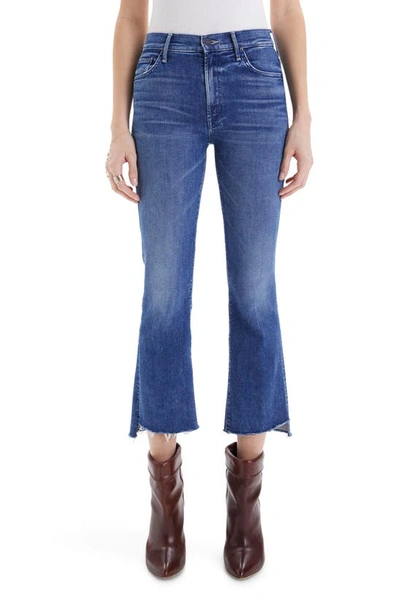 Shop Mother The Insider Step Hem Crop Bootcut Jeans In Wish On A Star