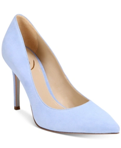 Shop Sam Edelman Women's Hazel Pumps Women's Shoes In Cerulean Blue
