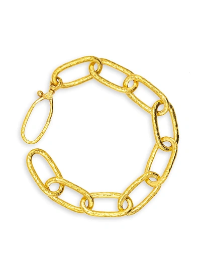 Shop Gurhan Women's Hoopla 24k Gold Openwork Chain Bracelet In Yellow Gold