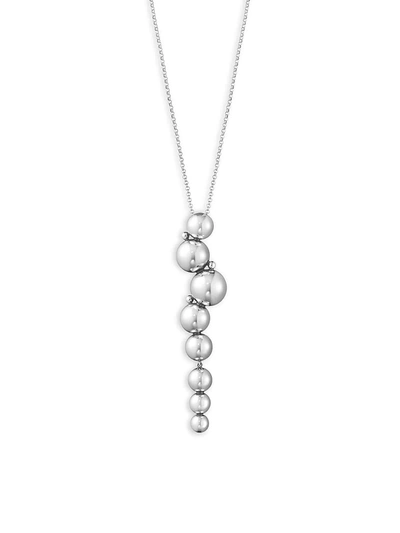 Shop Georg Jensen Women's Moonlight Grapes Sterling Silver Pendant Necklace