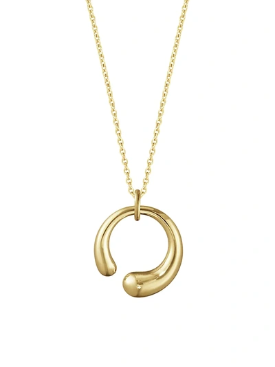 Shop Georg Jensen Women's Mercy 18k Gold Pendant Necklace