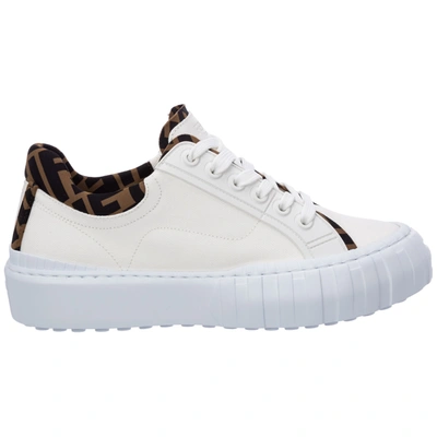 Shop Fendi Women's Shoes Trainers Sneakers In White