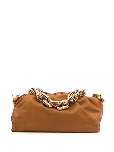 Shop Bottega Veneta The Chain Pouch Shoulder Bag In Yellow