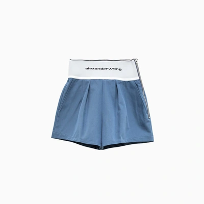Shop Alexander Wang Safari Shorts 1wc2214358 In Blue