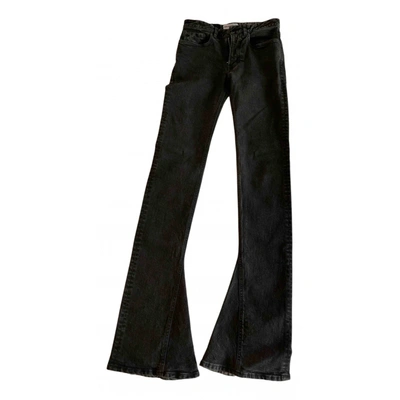 Pre-owned Balenciaga Bootcut Jeans In Black