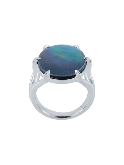 Shop Ippolita Luce Oval Stone Ring In Blue