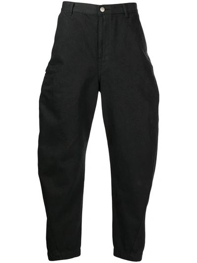 Shop John Elliott Sendai Tailored Tapered Trousers In Black