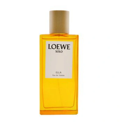 Shop Loewe Ladies Solo Ella Edt Spray 3.4 oz Fragrances 8426017069250 In Amber / Pink