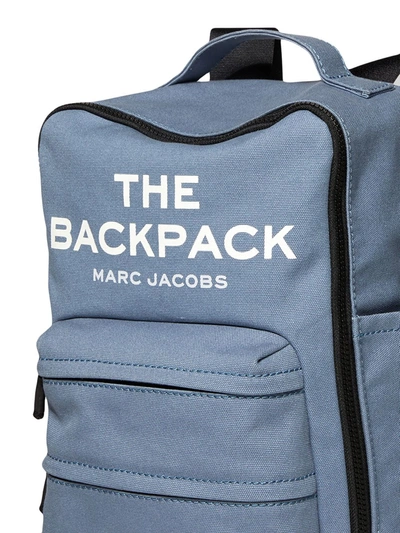 Shop Marc Jacobs 'the Backpack' Logo-print Backpack In Green