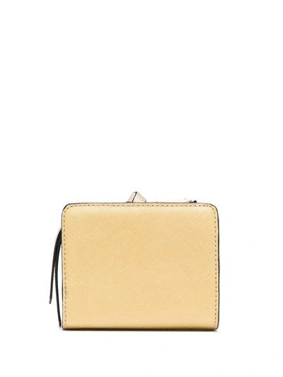 Shop Marc Jacobs Mini Snapshot Compact Wallet In Brown