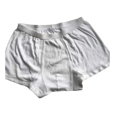 Pre-owned Prada Shorts In White
