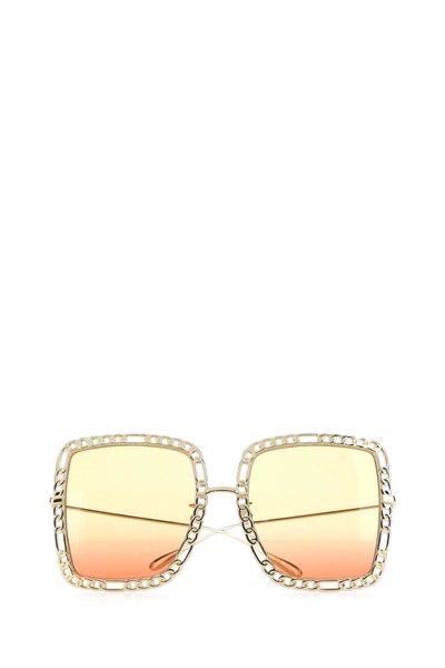 Gucci Rectangular Mini Sunglasses For Women