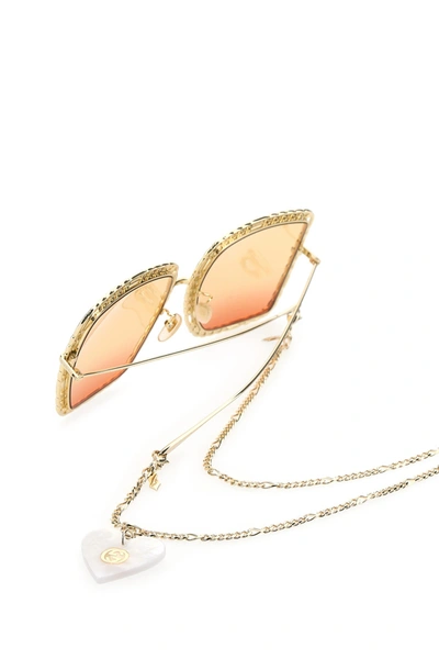 Gucci Rectangular Mini Sunglasses For Women