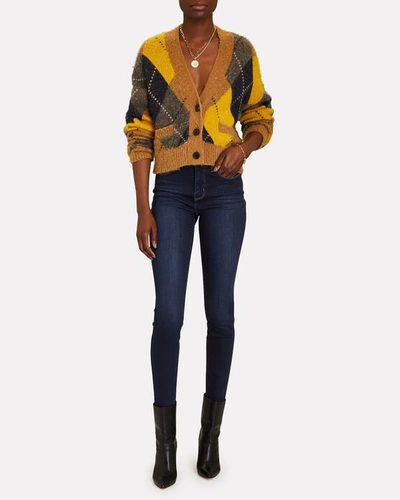 Shop L Agence Marguerite High-rise Skinny Jeans In Haines