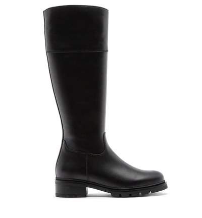Shop La Canadienne Savoury Leather Boot In Black