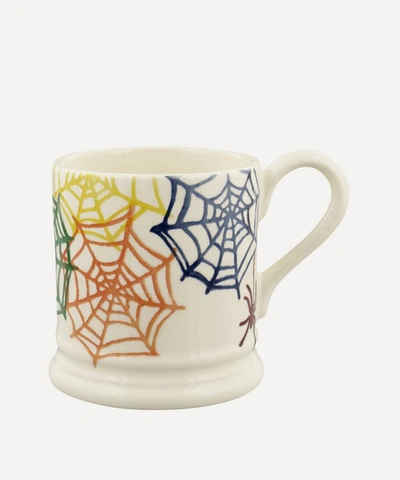 Shop Emma Bridgewater Cobwebs Half-pint Mug In Multicoloured
