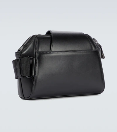 Shop Givenchy Antigona Padded Leather Crossbody Bag In Black