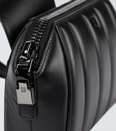 Shop Givenchy Antigona Padded Leather Crossbody Bag In Black