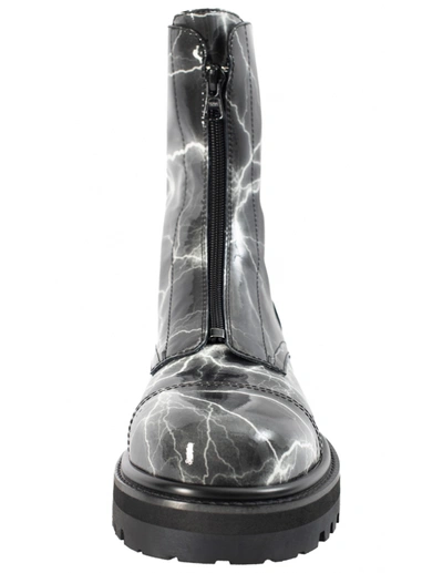 Vetements Leather Boots With Zipper In Black