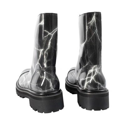 Shop Vetements Leather Boots With Zipper In Black